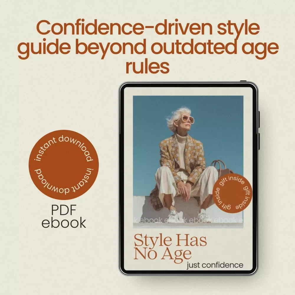Style Has No Age Just Confidence – eBook Guide on how to dress for your age without rules | Timeless Personal Style & Confidence Building Fashion Workbook