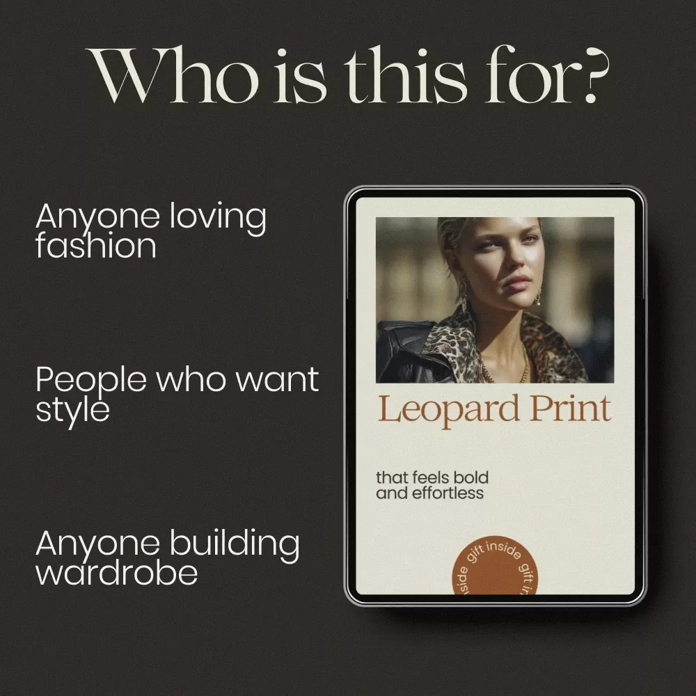 Leopard Print That Feels Bold and Effortless – A Complete Guide on leopard print how to wear for Chic Everyday Style