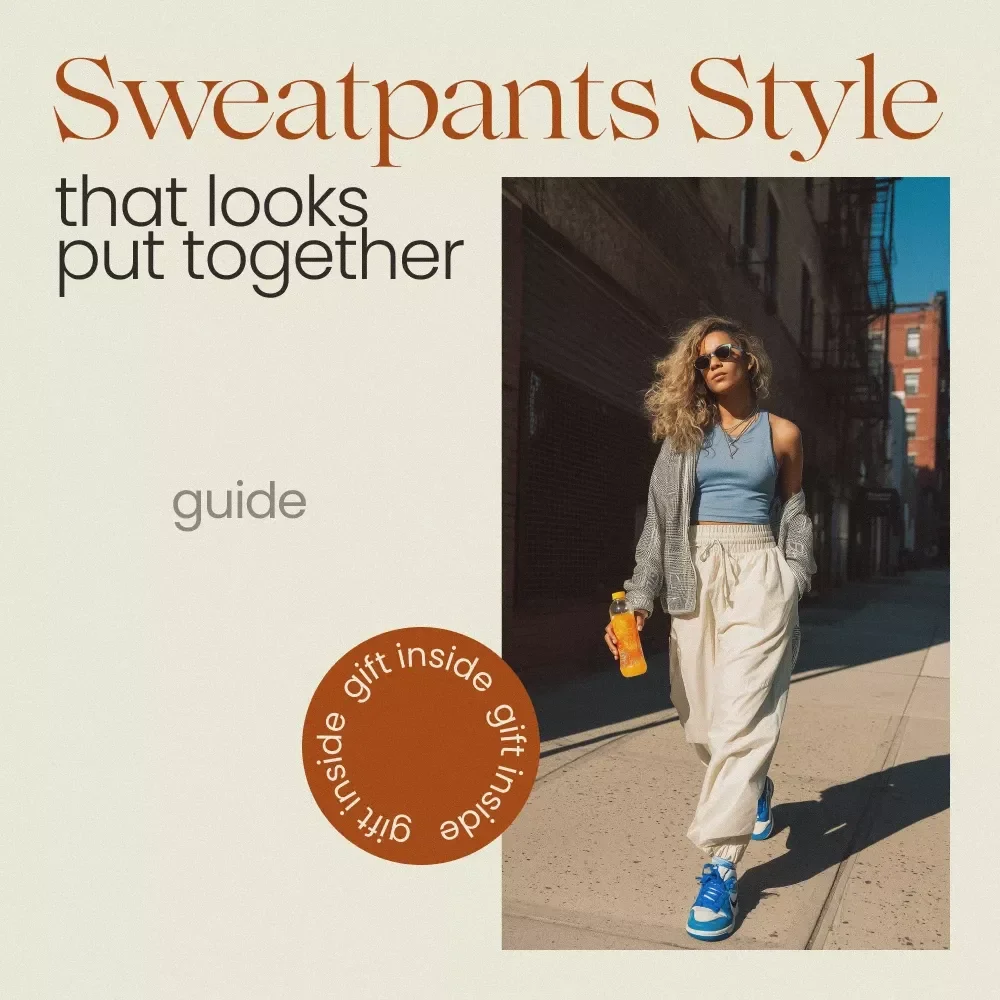 Sweatpants Style That Looks Put Together – Ultimate Guide on how to style sweatpants for Chic, Effortless Everyday & Elevated Looks