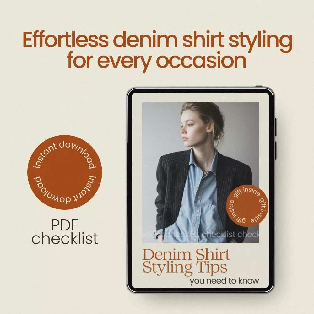 Denim Shirt Styling Tips You Need to Know – Ultimate Checklist for Denim Shirt How to Style | Capsule Wardrobe Guide | Everyday Outfit Ideas