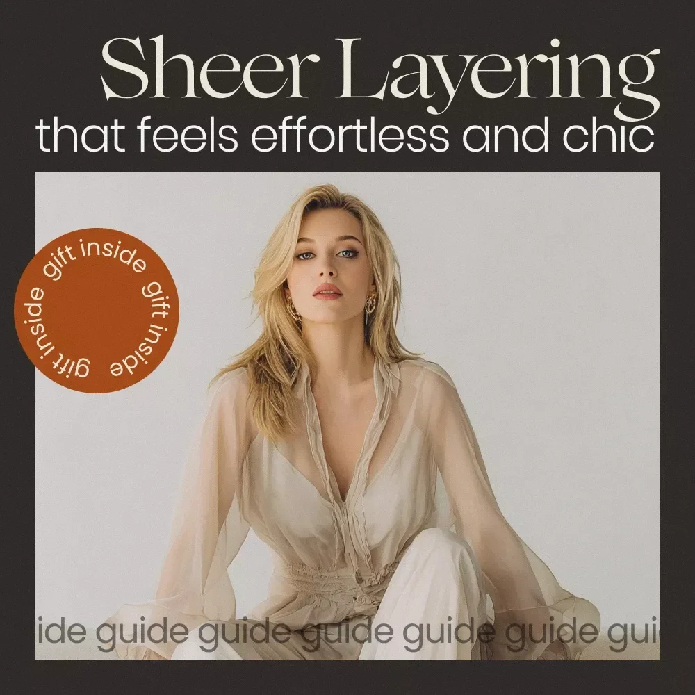 Sheer Layering That Feels Effortless and Chic | Ultimate Guide to sheer top layering, Outfit Styling, Modern Layering Techniques
