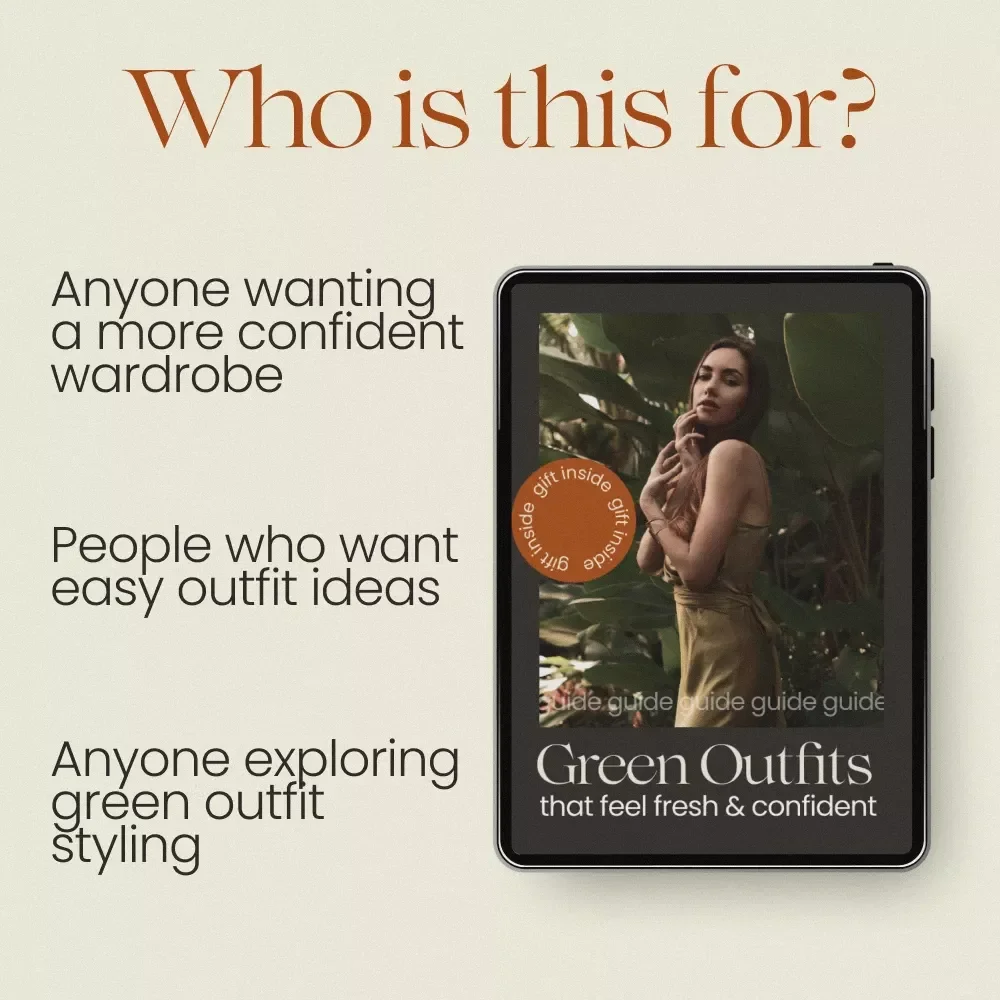 Green Outfits That Feel Fresh and Confident | Green Outfit Styling Guide, Capsule Wardrobe Ideas, Color Pairing Tips, Everyday Outfit Inspiration