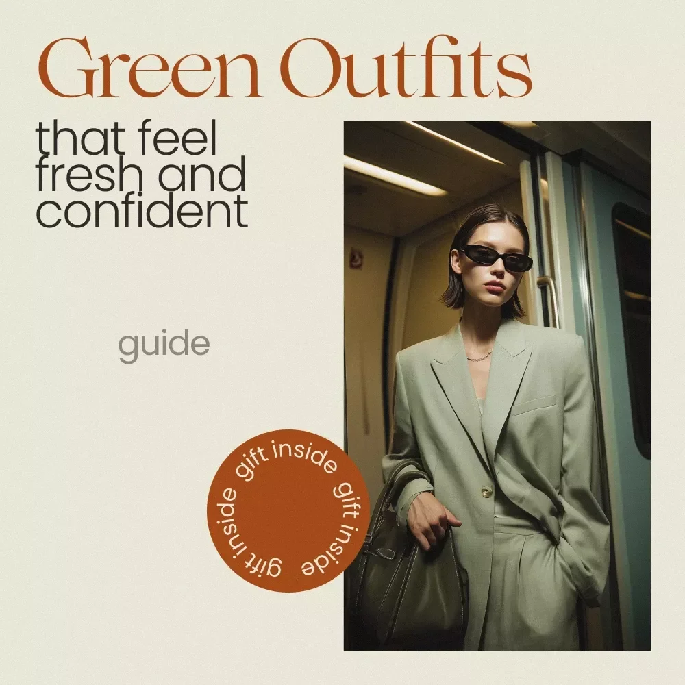 Green Outfits That Feel Fresh and Confident | Green Outfit Styling Guide, Capsule Wardrobe Ideas, Color Pairing Tips, Everyday Outfit Inspiration