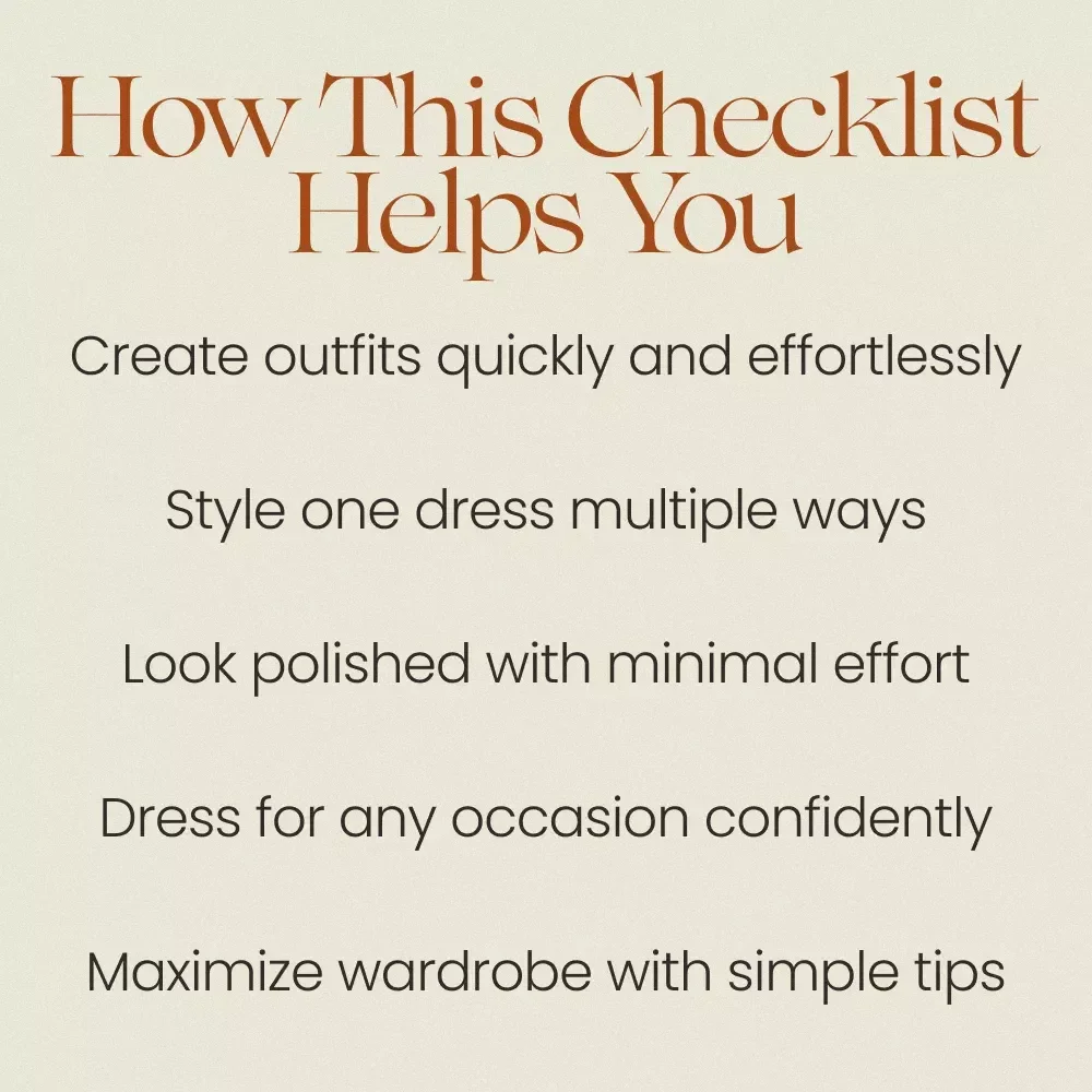 Chic and Versatile Slip Dress Styling Tips – How to Style a Slip Dress Checklist, Capsule Wardrobe Guide, Outfit Ideas PDF, Everyday to Evening Looks
