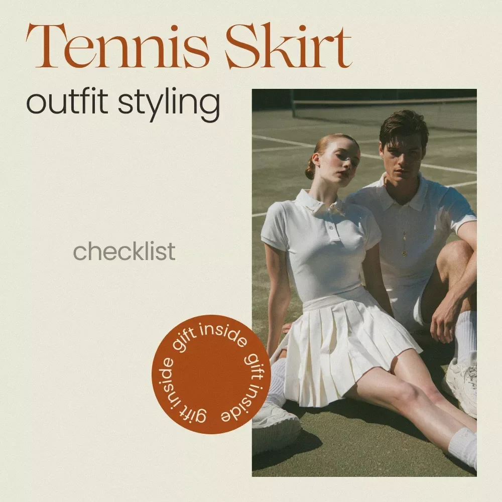 Tennis Skirt Outfit Styling Checklist – Casual Tennis Skirt Outfits Guide