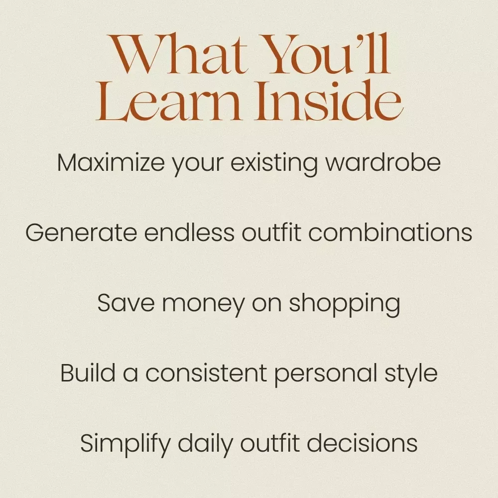 Turn Your Closet into Endless Outfit Ideas | AI Fashion Inspiration from Your Own Clothes Guide | Digital Styling eBook for Smart Wardrobe Planning