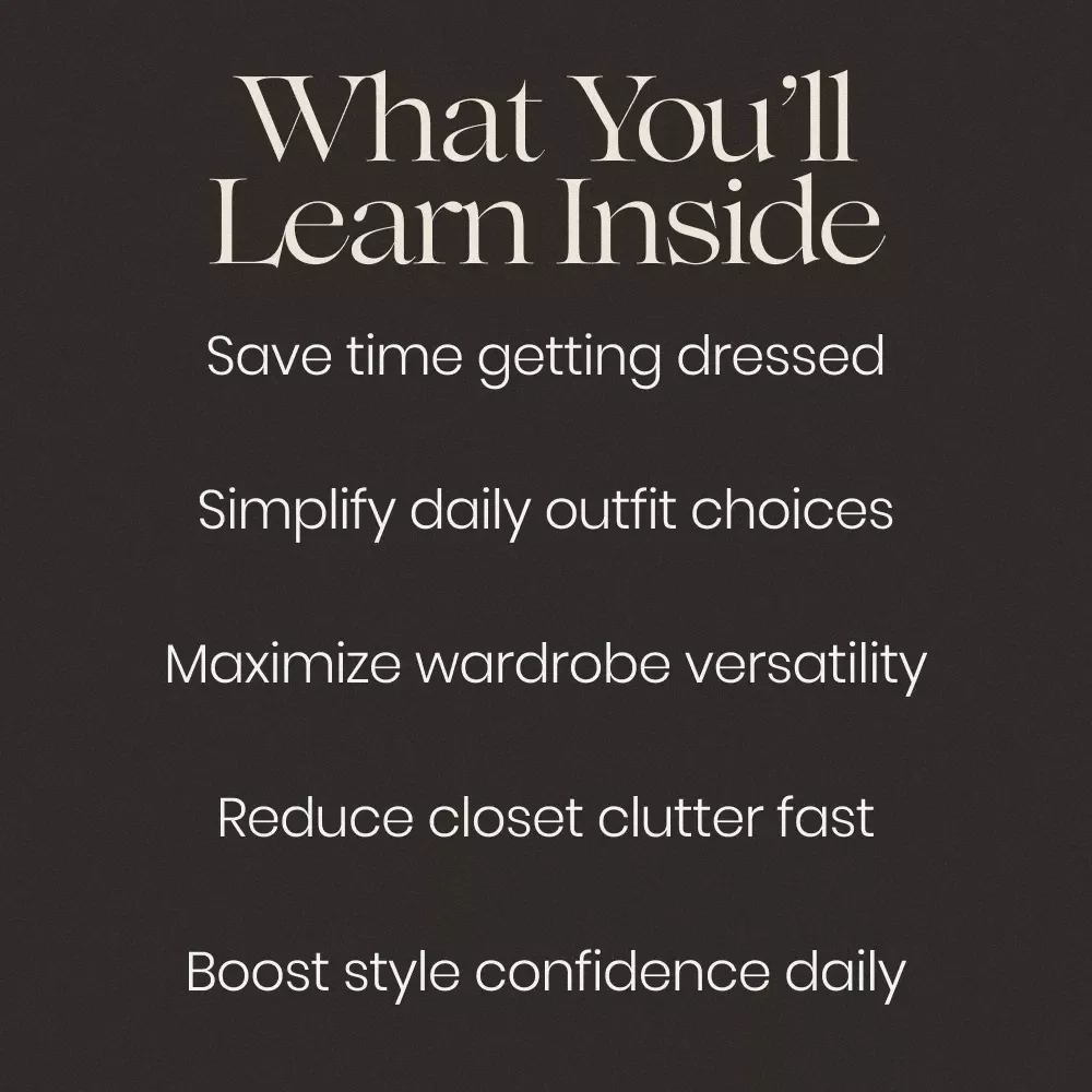 Turn Your Closet Into Ready to Wear Outfits Every Day | How to Organize Your Closet by Outfit eBook Guide for Effortless Daily Style & Smart Wardrobe Planning