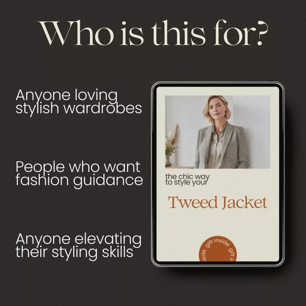The Chic Way to Style Your Tweed Jacket | Tweed Jacket Styling Checklist for Effortless Elegance