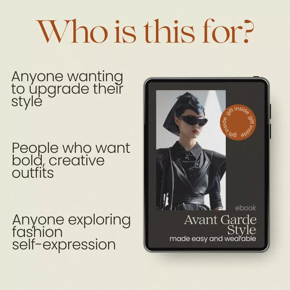 Avant Garde Style Made Easy and Wearable | Avant Garde Outfit Ideas eBook Guide for Bold Fashion, Unique Looks & Wearable Statement Style