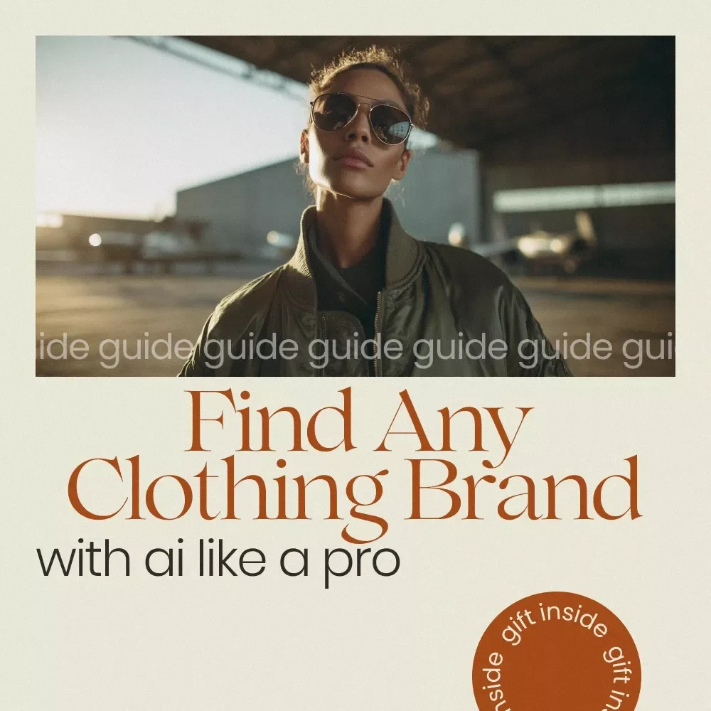 Find Any Clothing Brand with AI Like a Pro – Ultimate Guide on How to Use AI to Identify Clothing Brands, Fashion Finder eBook, Digital Download for Style Hunters