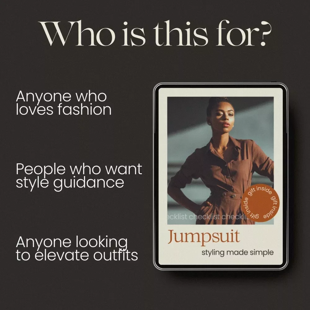 Jumpsuit Styling Made Simple: How to Style a Jumpsuit Checklist for Effortless Fashion
