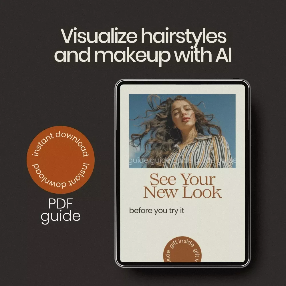 See Your New Look Before You Try It | AI Tools to Visualize Hairstyles and Makeup Guide | Virtual Beauty Styling eBook for Hair & Makeup Planning