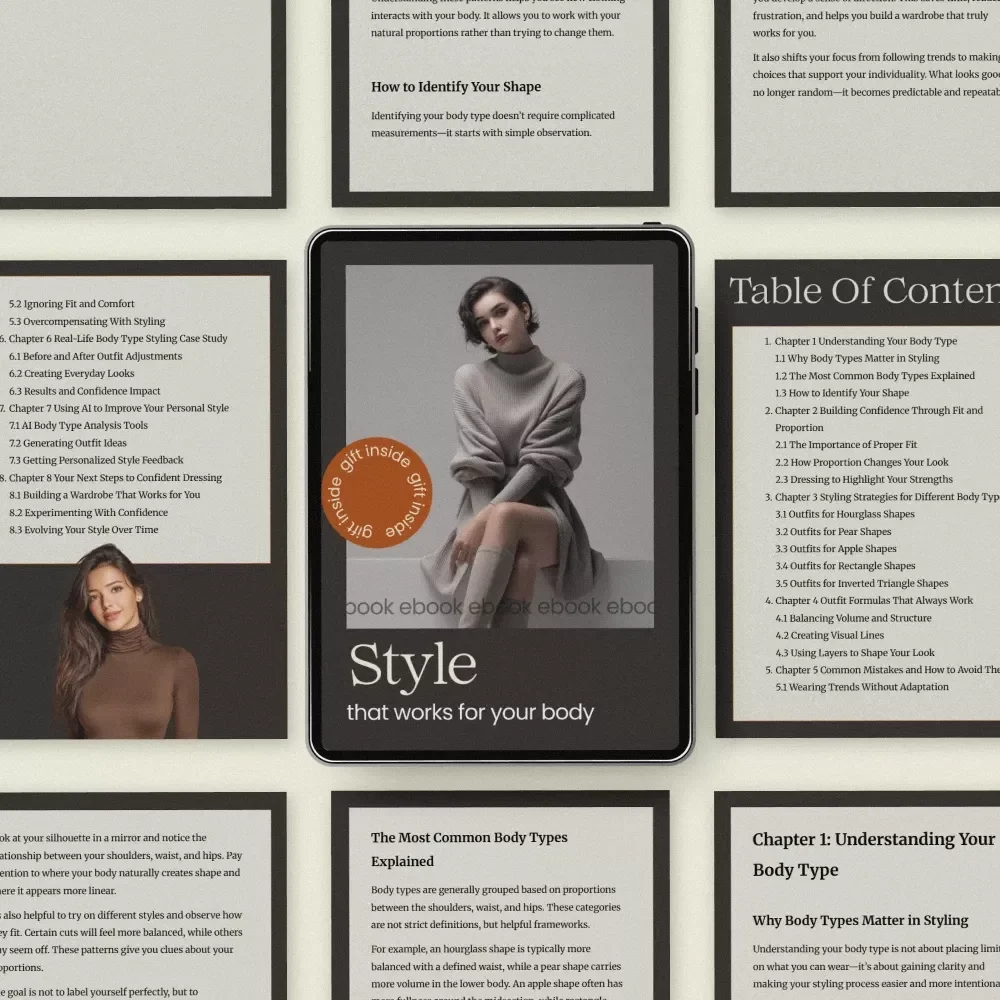 Style That Works for Your Body – A Complete Guide on How to Dress for Your Body Type, Flattering Outfit Formulas, Confidence Styling eBook