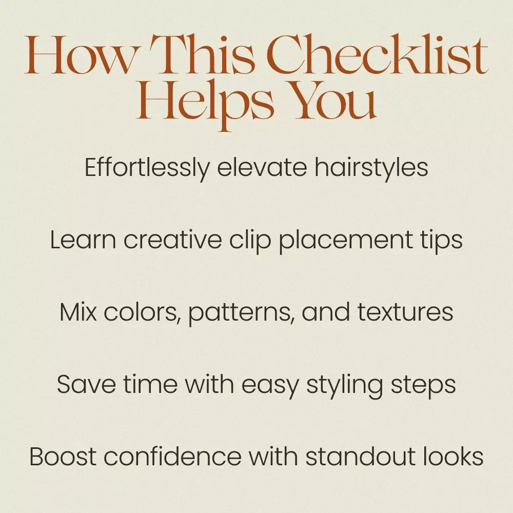 Bold Hair Clips Styling Tips You Need to Try – Ultimate Checklist for Styling Bold Hair Clips for Adults