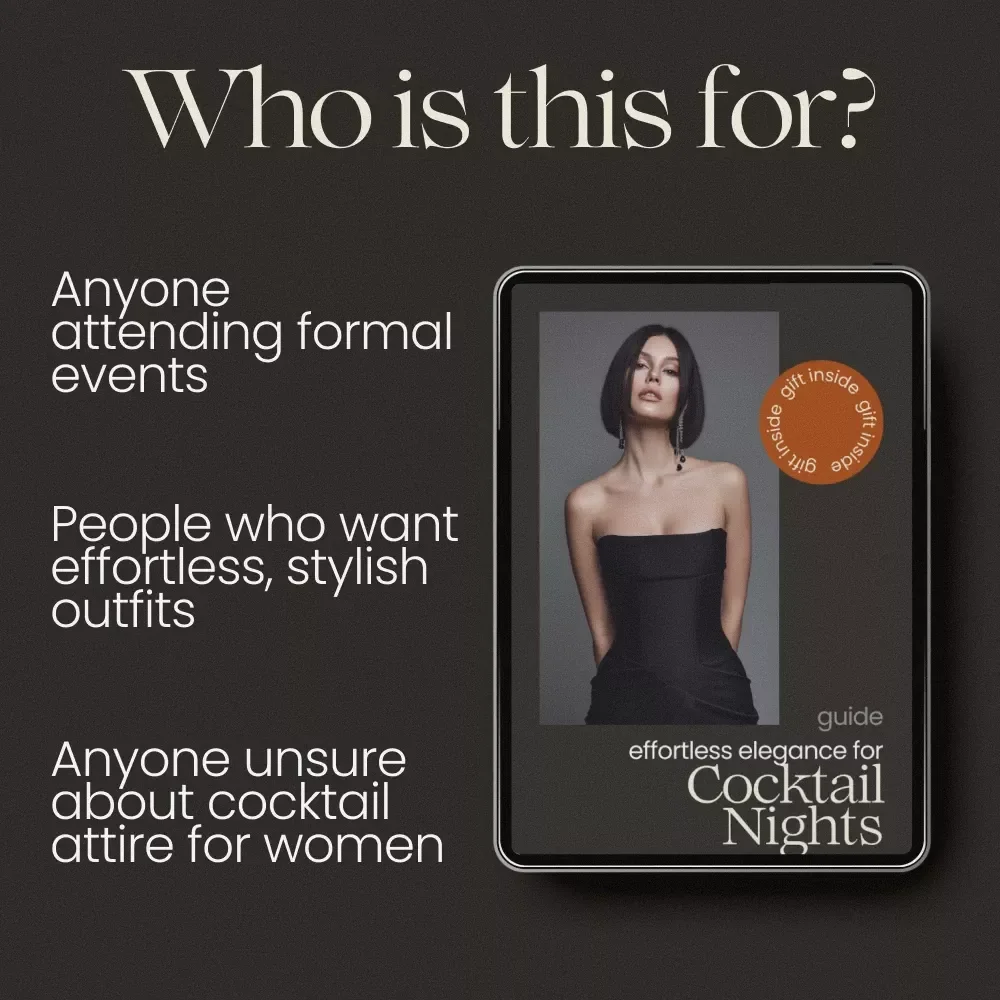 Effortless Elegance For Cocktail Nights – Ultimate Guide to Cocktail Attire for Women | Chic Outfit Ideas, Styling Tips & Confidence Checklist