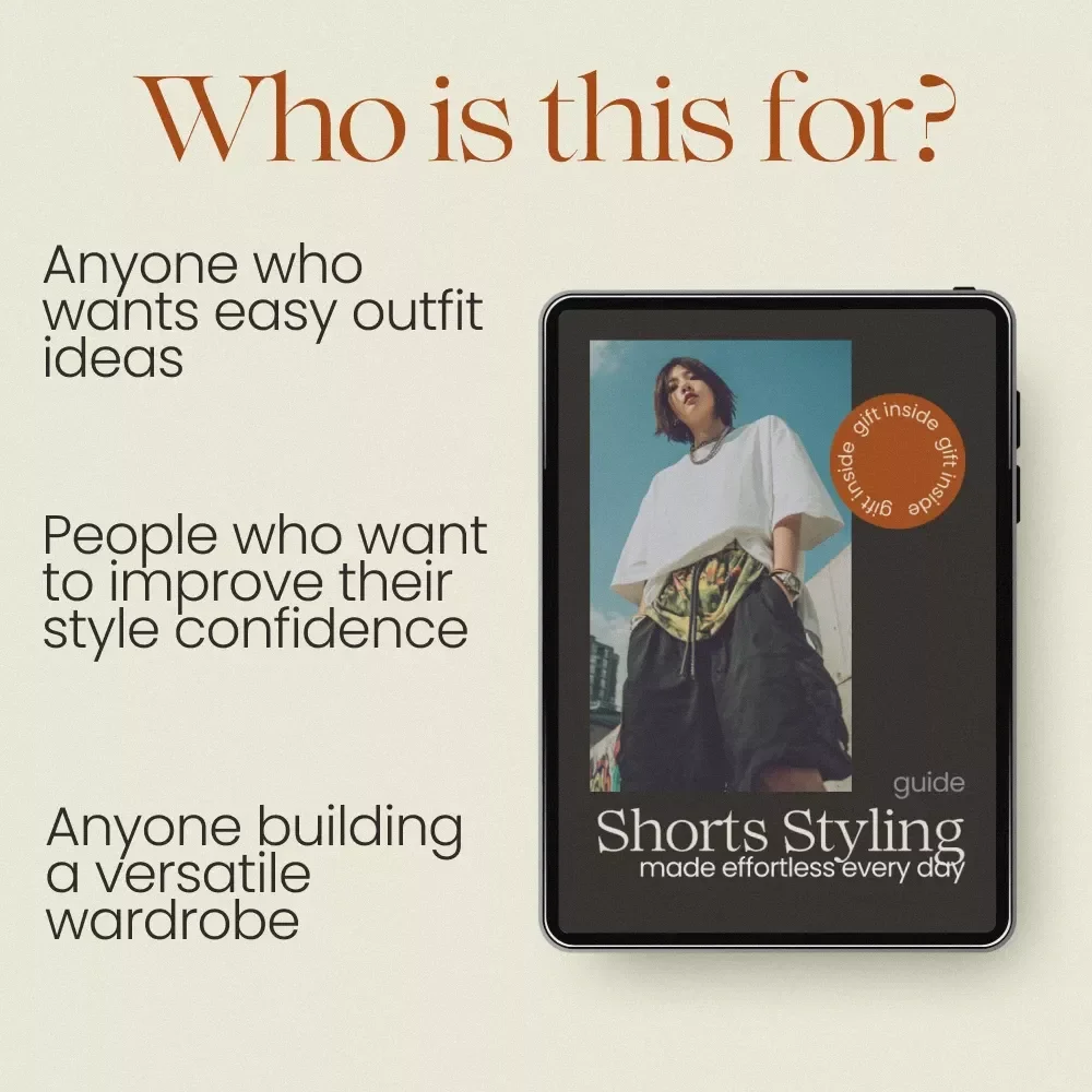 Shorts Styling Made Effortless Every Day | How to Style Shorts Guide, Outfit Ideas, AI Styling Tips, Capsule Wardrobe PDF, Everyday Fashion eBook