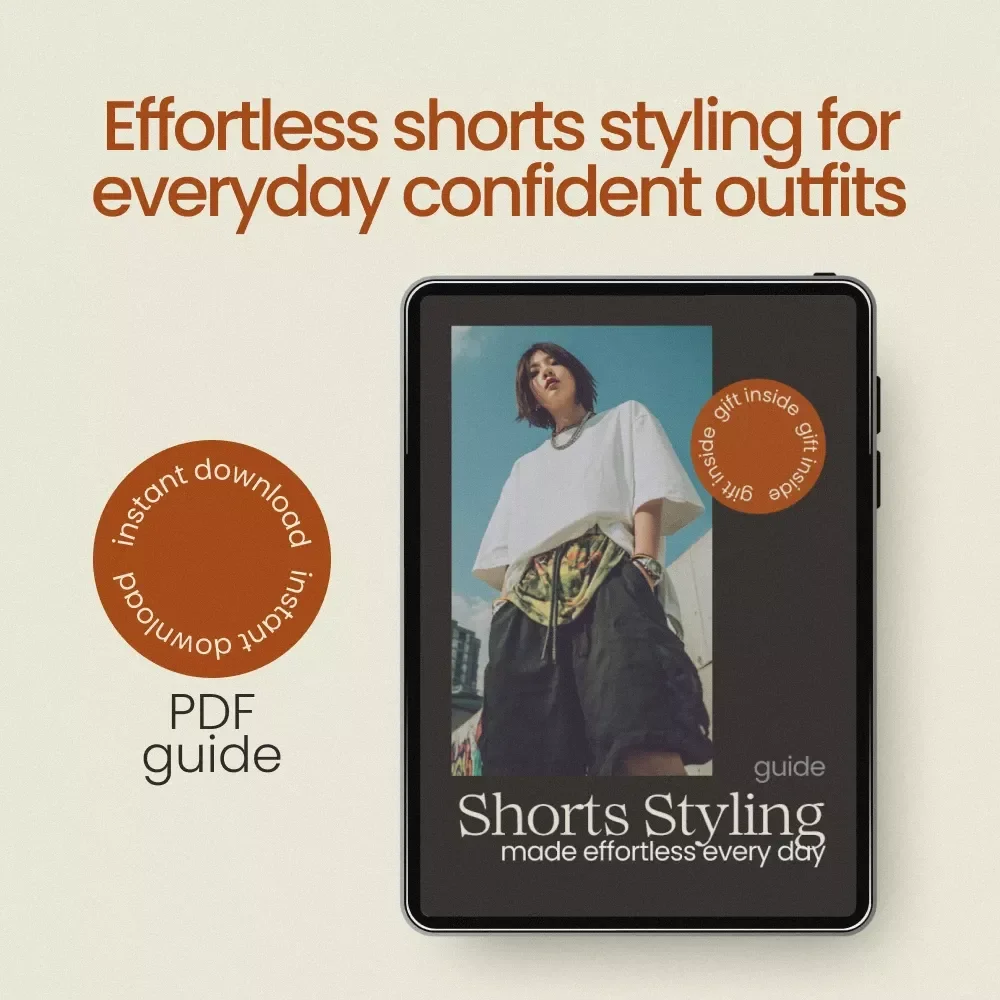Shorts Styling Made Effortless Every Day | How to Style Shorts Guide, Outfit Ideas, AI Styling Tips, Capsule Wardrobe PDF, Everyday Fashion eBook