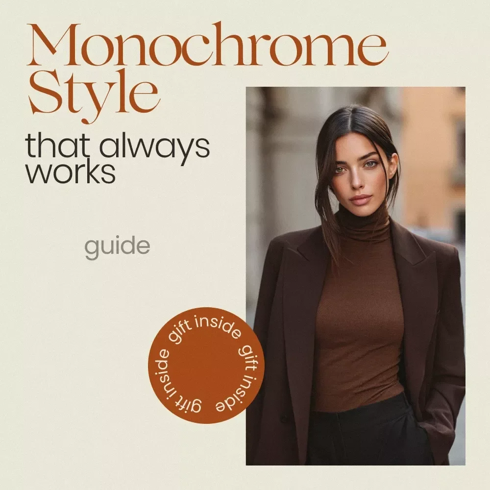 Monochrome Style That Always Works – Complete Guide to Monochromatic Outfits Ideas, Capsule Wardrobe & Effortless Styling