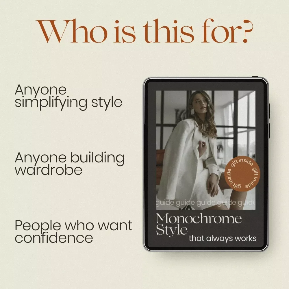 Monochrome Style That Always Works – Complete Guide to Monochromatic Outfits Ideas, Capsule Wardrobe & Effortless Styling