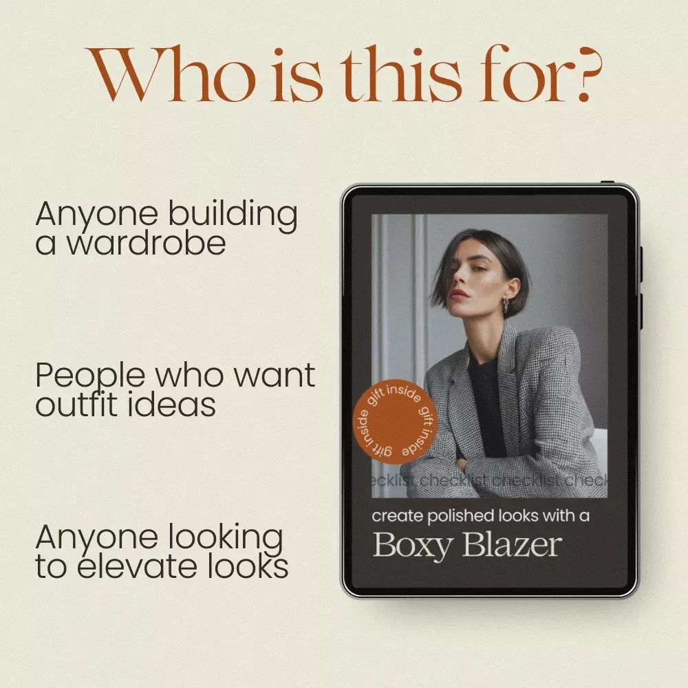 Create Polished Looks with a Boxy Blazer – Boxy Blazer Styling Checklist for Chic Outfits