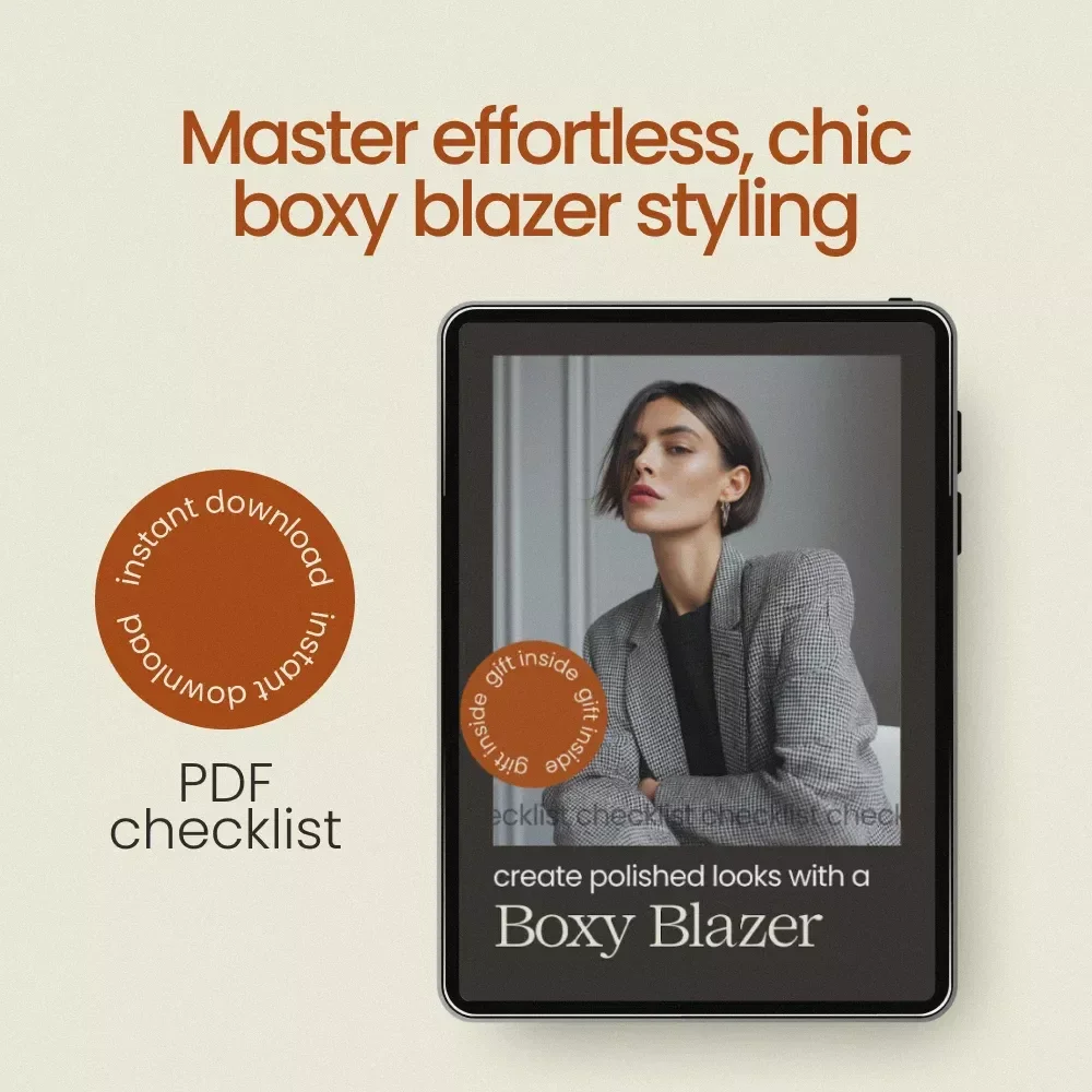 Create Polished Looks with a Boxy Blazer – Boxy Blazer Styling Checklist for Chic Outfits