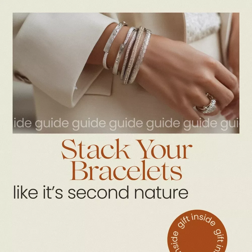 Stack Your Bracelets Like It’s Second Nature | How to Stack Bracelets Guide | Jewelry Styling eBook, Bracelet Layering Checklist, Everyday & Statement Stack Tips