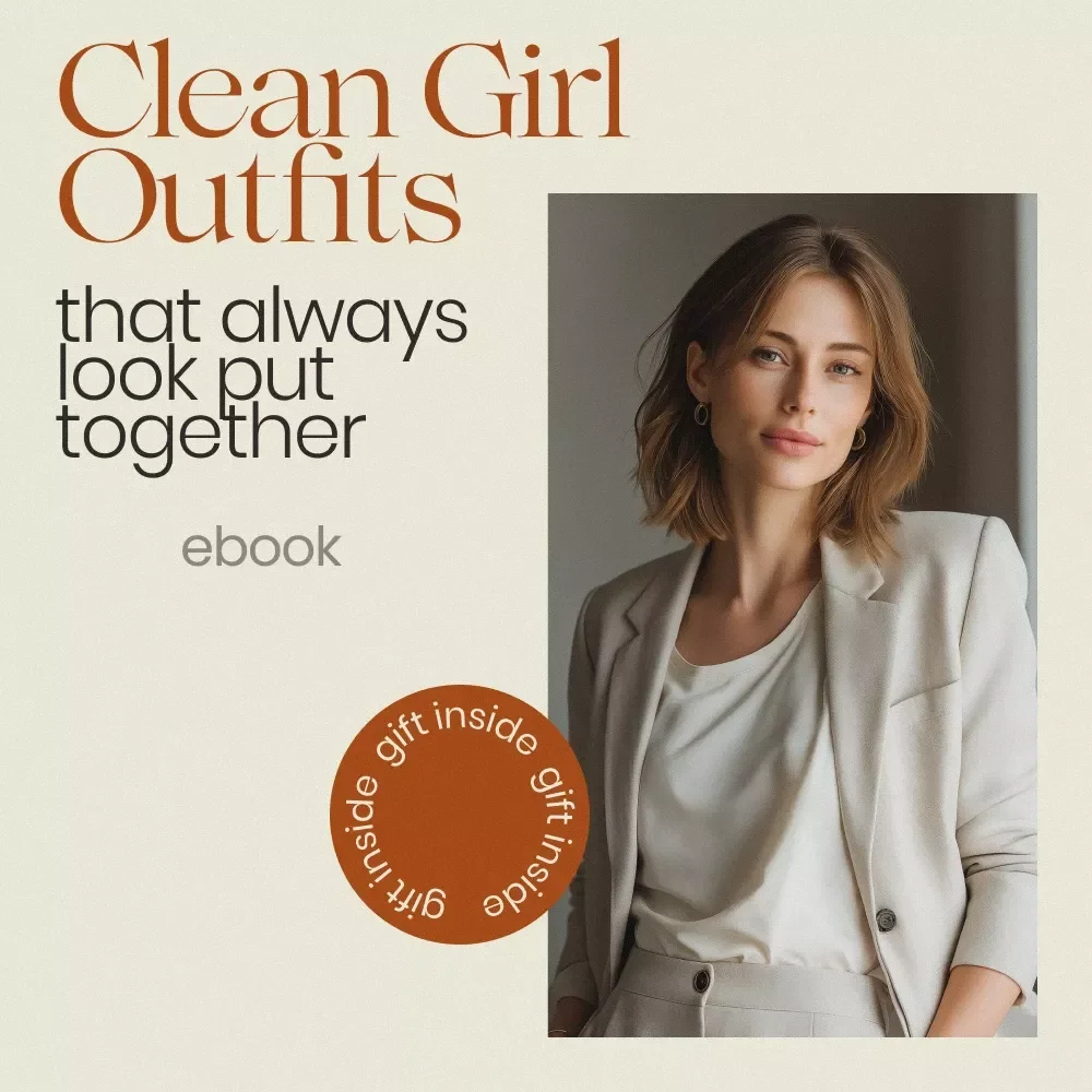 Clean Girl Outfits That Always Look Put Together | Clean Girl Aesthetic Outfits eBook Guide for Effortless Minimal Style, Capsule Wardrobe & Everyday Chic Looks