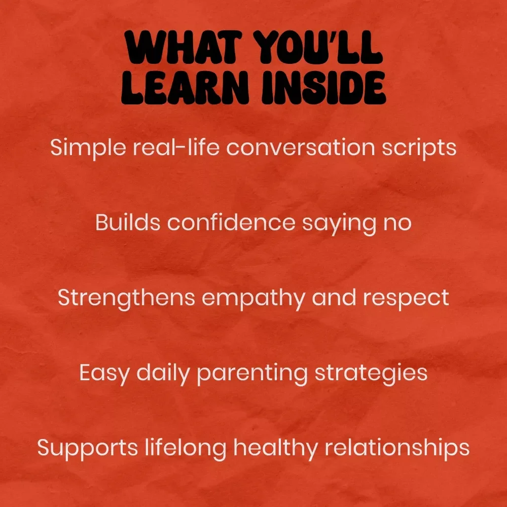 Yes, No, Maybe: Teaching Kids Consent from Day One – A Parent’s Guide on how to teach kids about consent early | Printable eBook & Family Resource