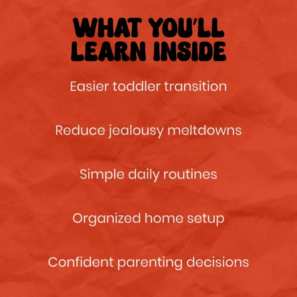 Navigating Life with a Toddler While Preparing for Your New Arrival – A Complete Guide on how to prepare for a new baby with a toddler, Practical Parenting eBook for Growing Families