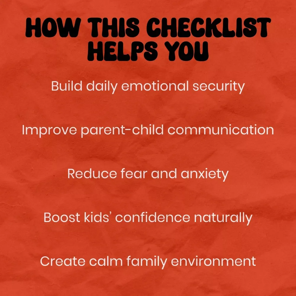 Raising Resilient Kids in a Chaotic World – Printable Checklist Guide for Parents | how to help kids feel safe in an unsafe world | Calm Parenting Toolkit