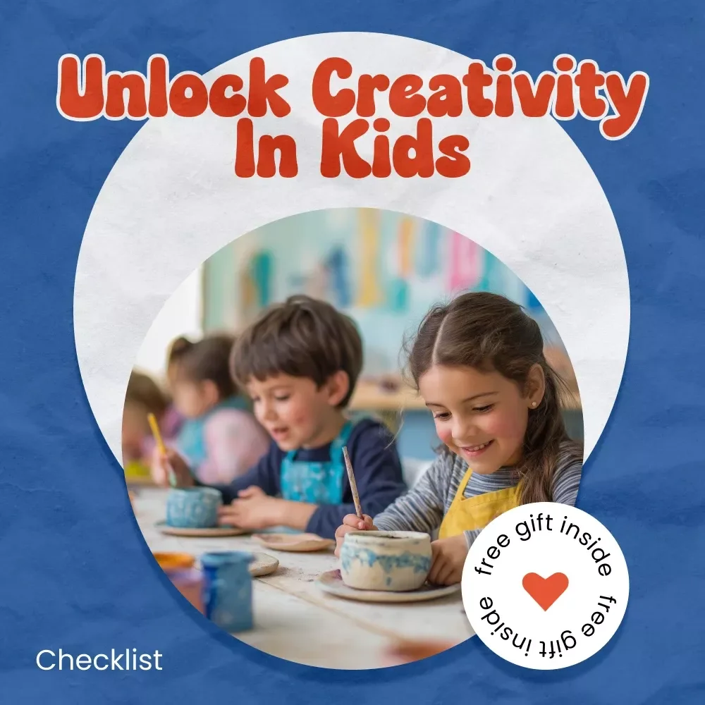 A Fun, Practical Guide To Unlocking Creativity In Kids – Printable Checklist for Parents & Teachers | how to foster creativity in kids Daily Routine Tool