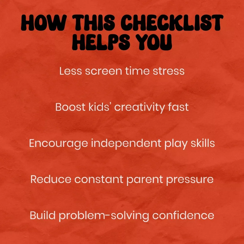 How to Let Kids Be Bored (Without Losing Your Mind) – Printable Parenting Checklist | how to let kids be bored Guide for Raising Creative, Independent Kids