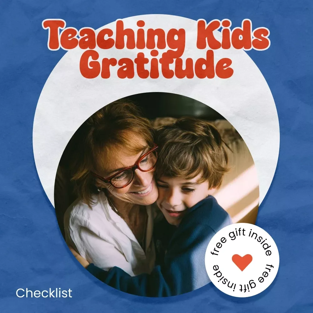 Fun & Simple Checklist for Teaching Kids Gratitude | Easy Guide on how to teach kids about gratitude | Printable Family Activity Tool