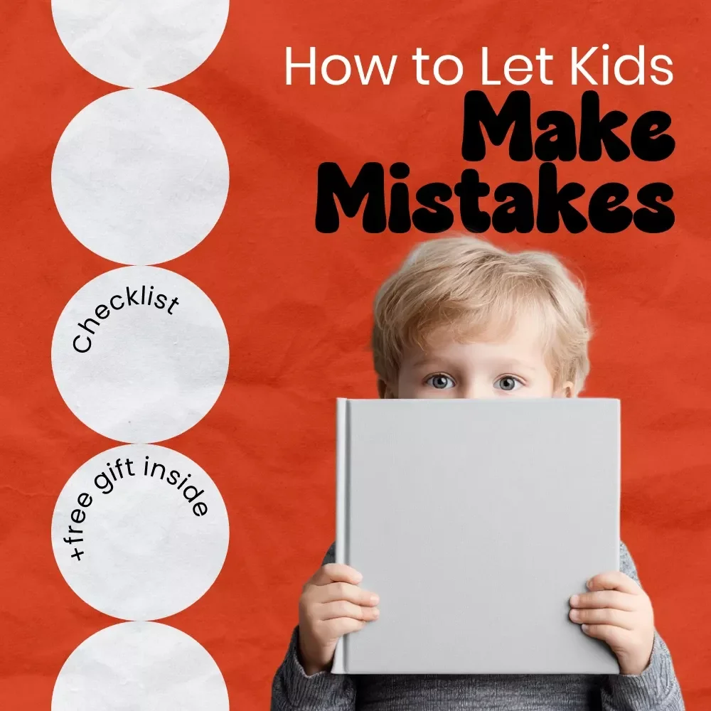 Let Kids Stumble, Learn, and Shine: The Ultimate “Mistake-Friendly” Checklist | how to let kids make mistakes Parenting Guide Digital Download