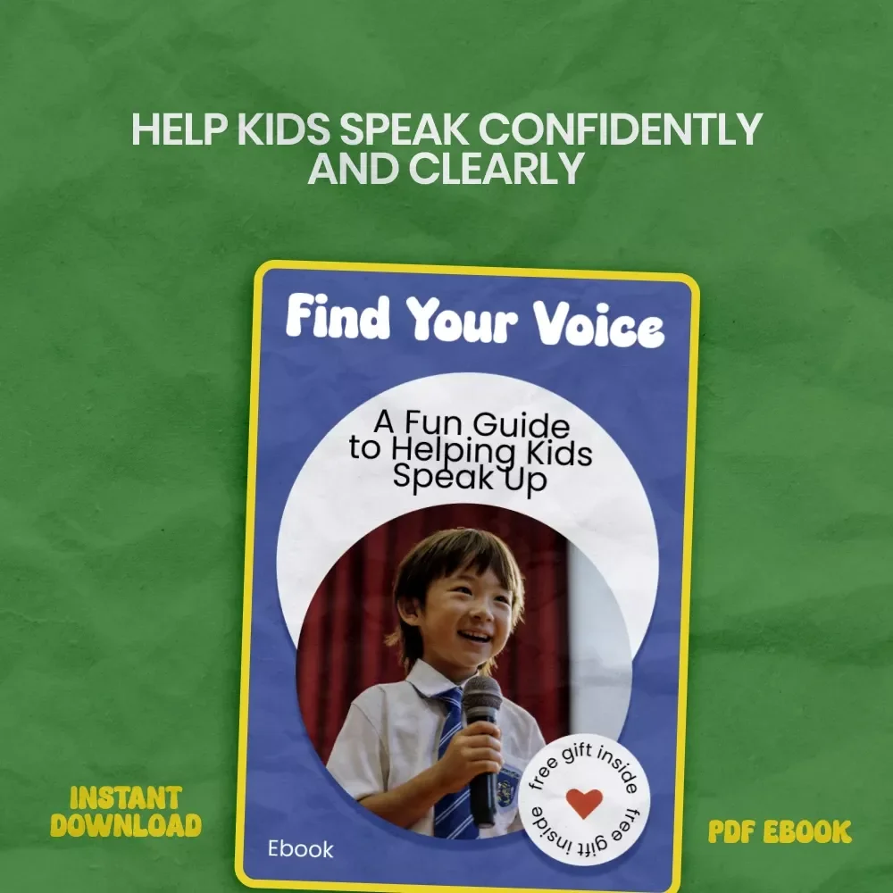 Find Your Voice: A Fun Guide to Helping Kids Speak Up | How to Teach Kids to Speak Up eBook for Parents, Teachers & Homeschoolers | Confidence Building Guide for Children