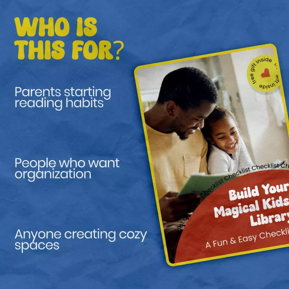 Build Your Magical Kids’ Library: A Fun & Easy Checklist | How to Build a Home Library for Kids Printable Guide | Cozy Reading Corner Setup for Children