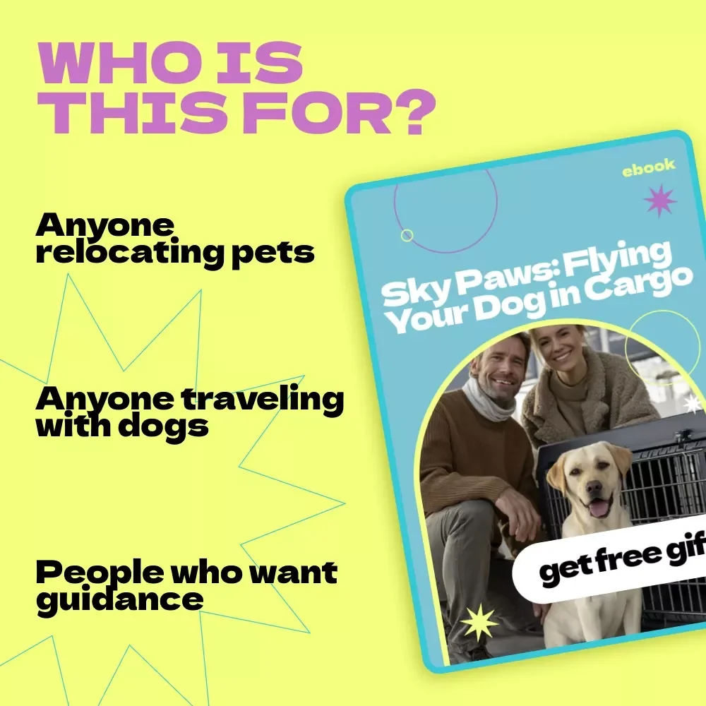 Sky Paws: Flying Your Dog in Cargo – Complete eBook Guide on How to Fly with Dog in Cargo, Airline Policies, Safety Checklist & Stress-Free Pet Travel Tips