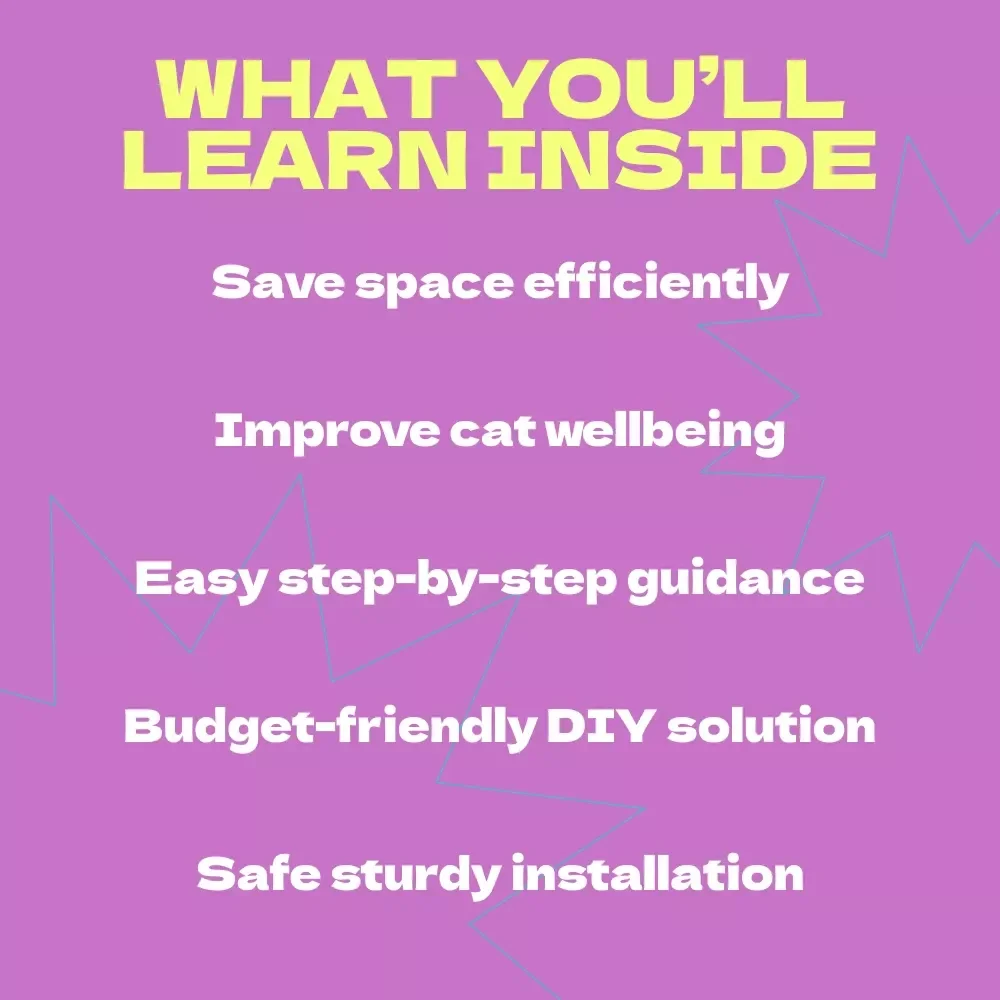 Building Your DIY Cat Shelf | How to Build DIY Cat Shelf Guide for Stylish, Safe & Space-Saving Cat Furniture | Step-by-Step Digital Download
