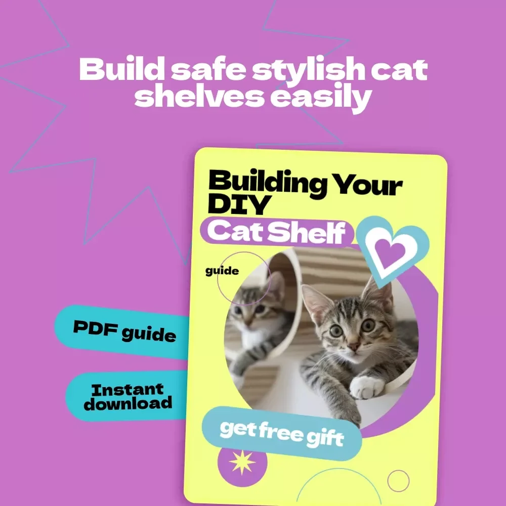 Building Your DIY Cat Shelf | How to Build DIY Cat Shelf Guide for Stylish, Safe & Space-Saving Cat Furniture | Step-by-Step Digital Download