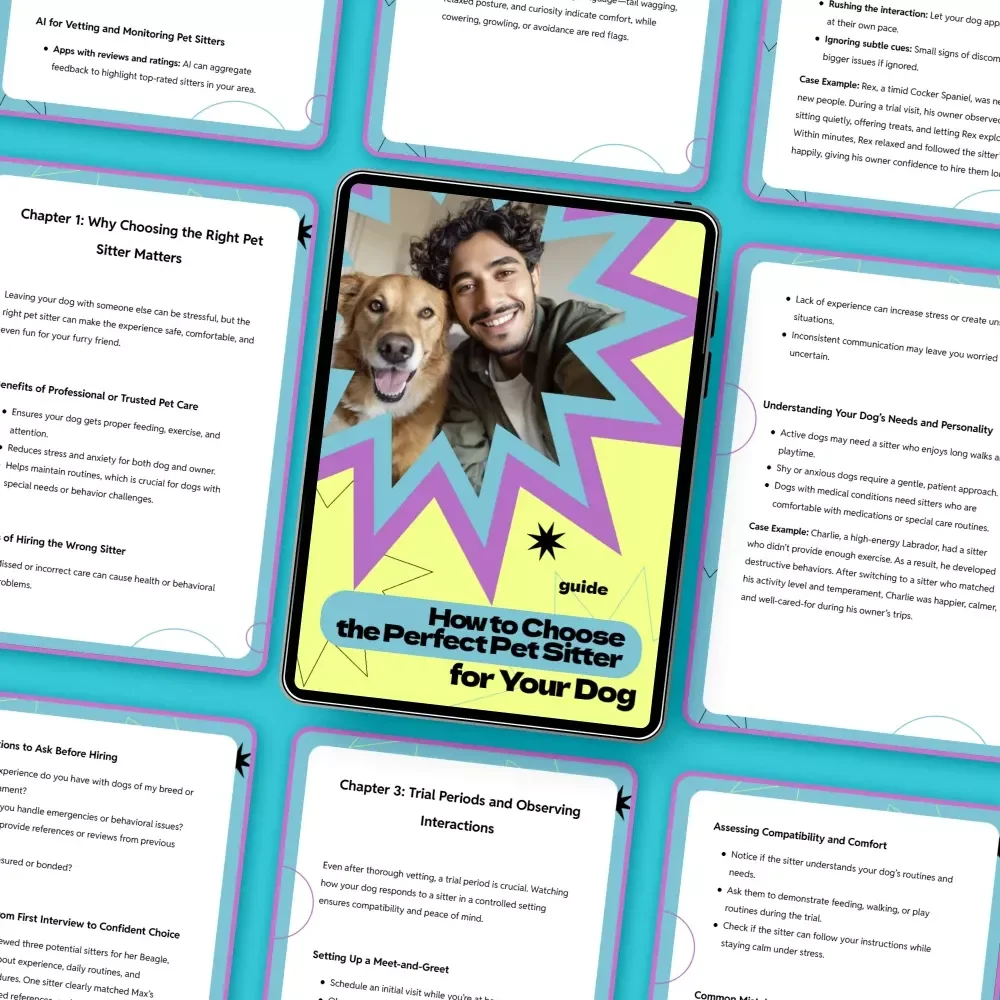 How to Choose the Perfect Pet Sitter for Your Dog – Complete Guide on how to choose pet sitter for dog, Trusted Care Checklist & Vetting Workbook