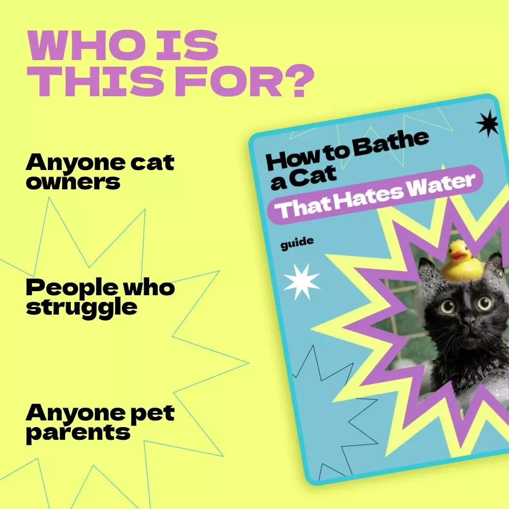 How to Bathe a Cat That Hates Water – Complete Step-by-Step Guide for Stress-Free Cat Bathing, Calm Grooming Techniques & Easy Home Care eBook