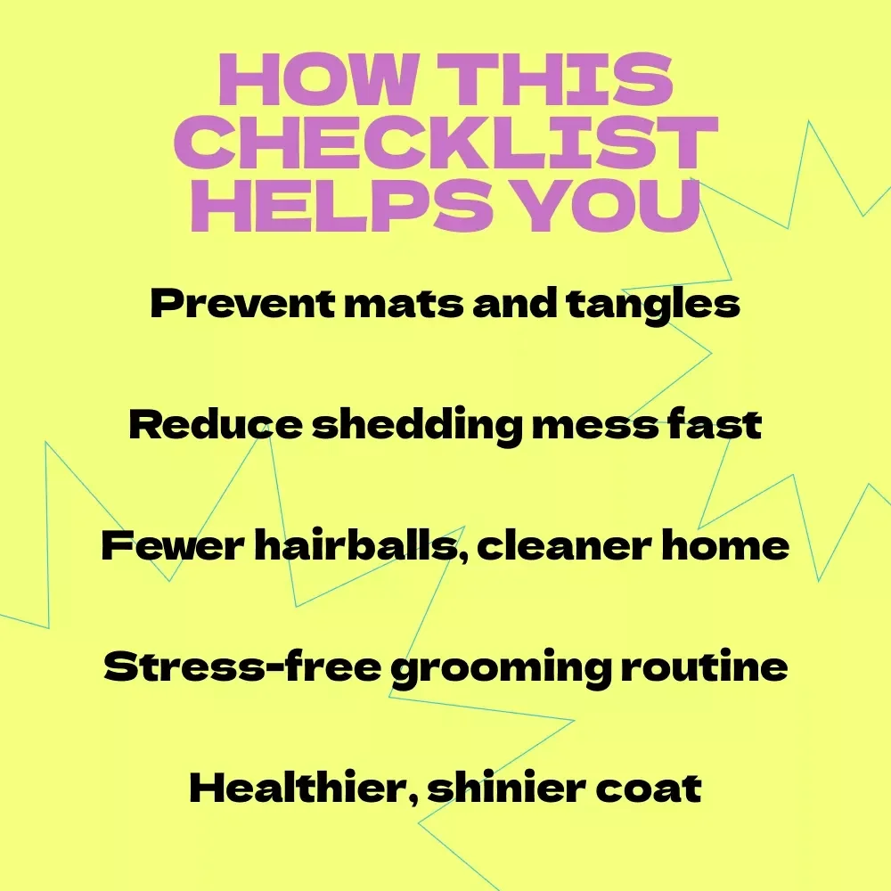 How Often to Brush Your Cat’s Hair Checklist – Easy Grooming Guide for Pet Owners, Cat Care Routine Planner, how often to brush cat hair Guide
