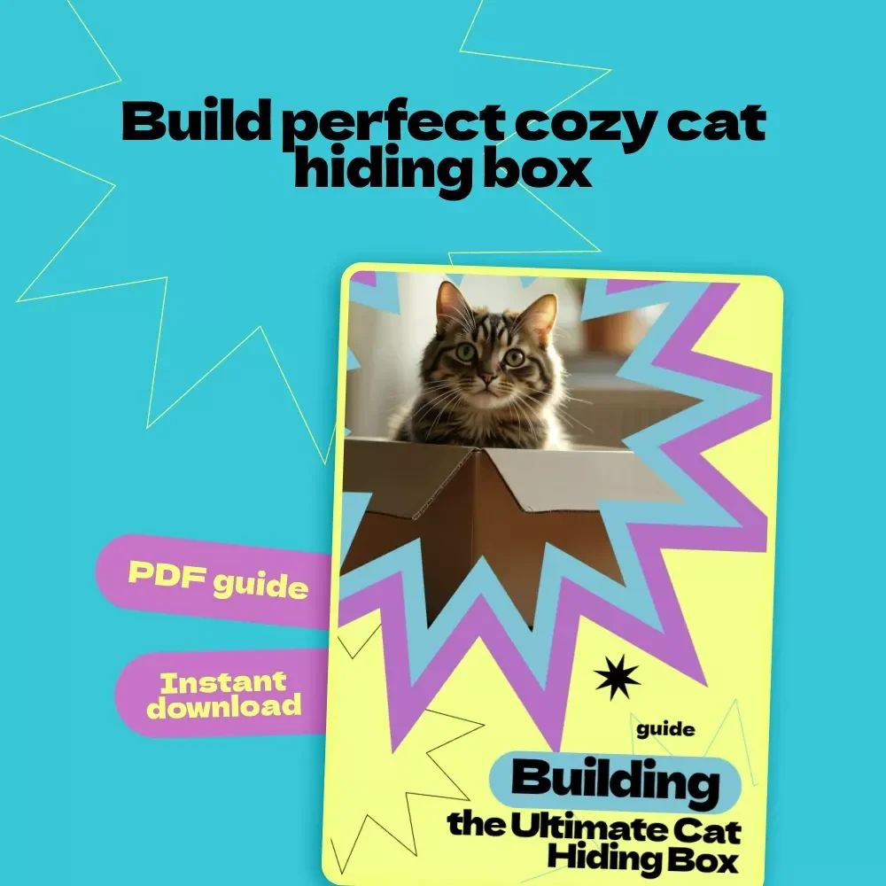 Building the Ultimate Cat Hiding Box – Complete DIY Guide | How to Make Cat Hiding Box for Happy, Stress-Free Cats | Printable eBook & Checklist