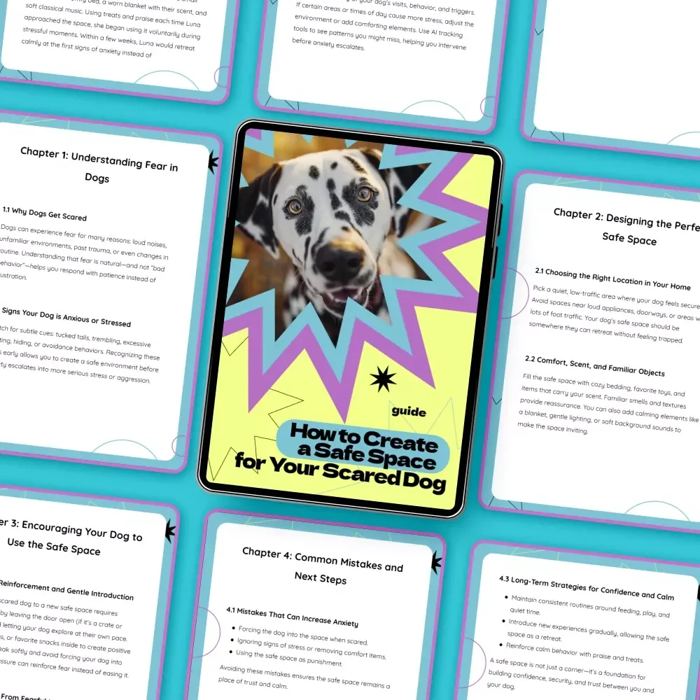 How to Create a Safe Space for Your Scared Dog – Complete Guide on how to make safe space for scared dog, Calm Training, Anxiety Relief & Confidence Building