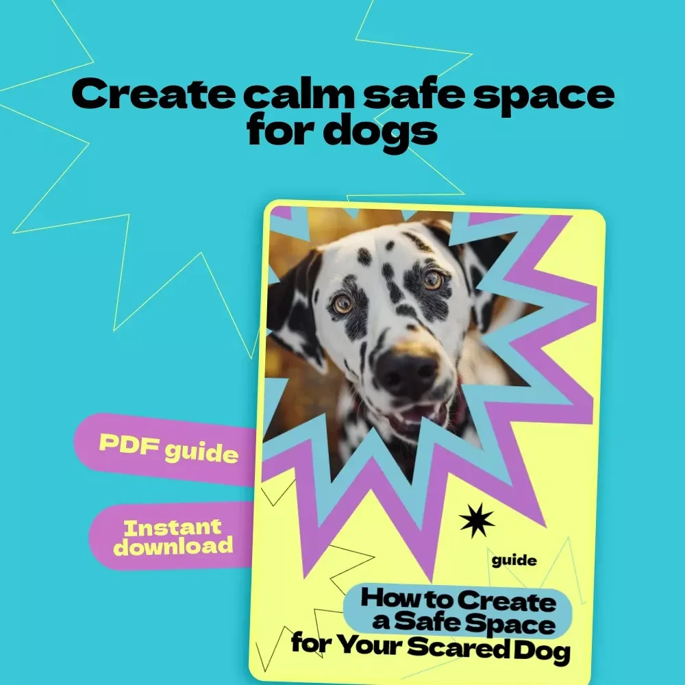 How to Create a Safe Space for Your Scared Dog – Complete Guide on how to make safe space for scared dog, Calm Training, Anxiety Relief & Confidence Building