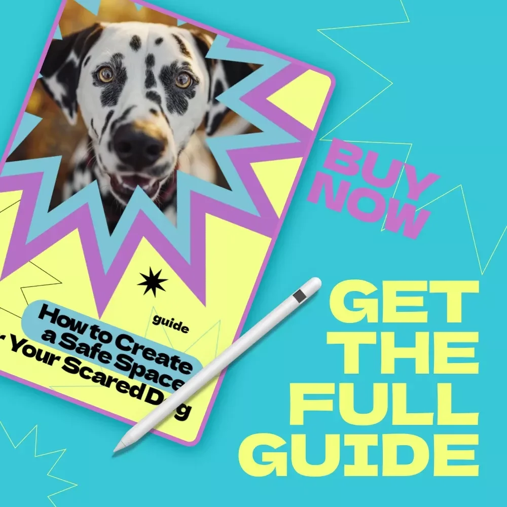How to Create a Safe Space for Your Scared Dog – Complete Guide on how to make safe space for scared dog, Calm Training, Anxiety Relief & Confidence Building