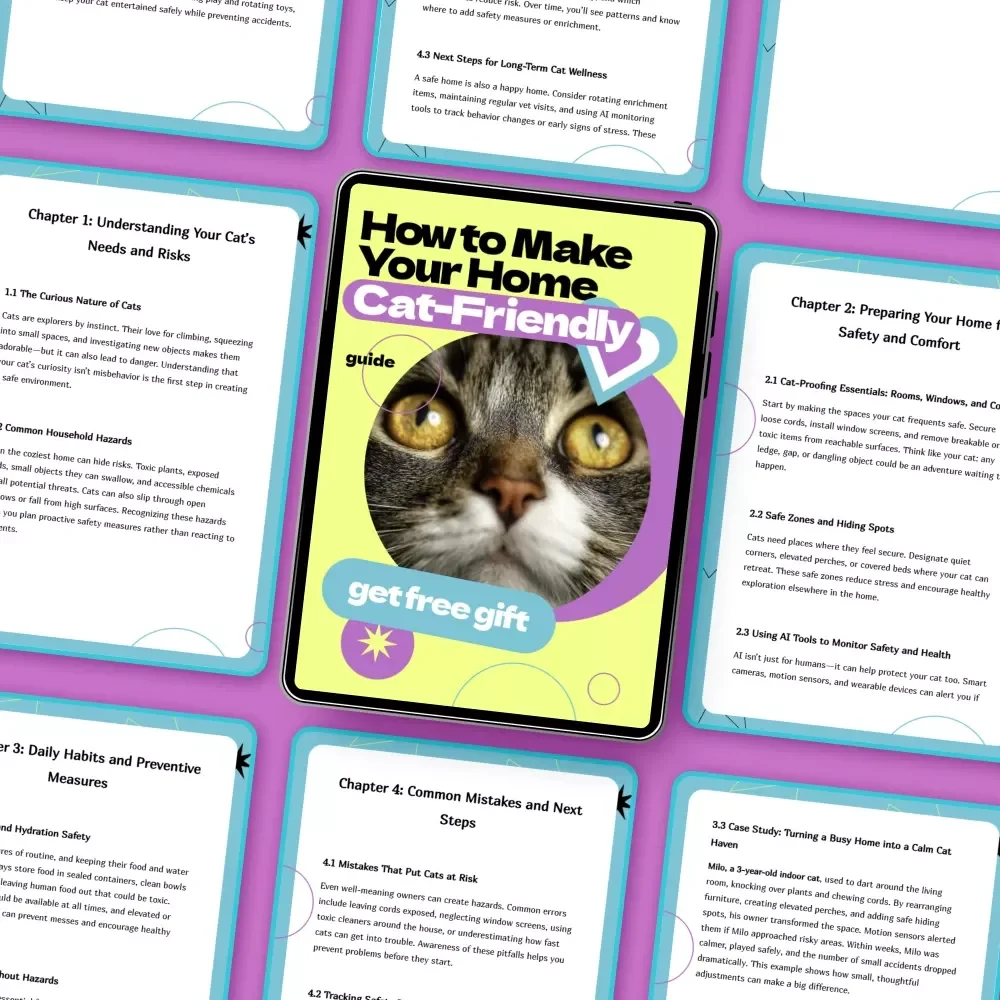 How to Make Your Home Cat-Friendly – Complete Guide on how to make home safe for cat | Cat Safety Checklist & Cozy Living Tips