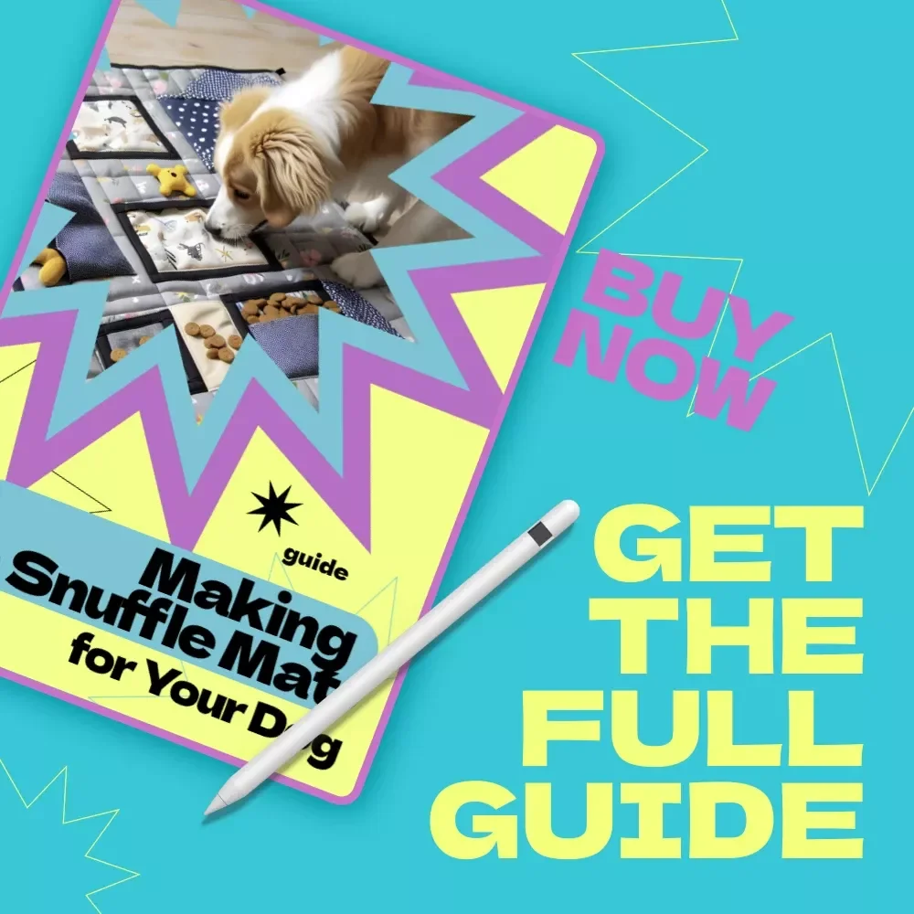Making a Snuffle Mat for Your Dog | DIY Guide on how to make snuffle mat for dog enrichment | Easy Step-by-Step Dog Enrichment eBook
