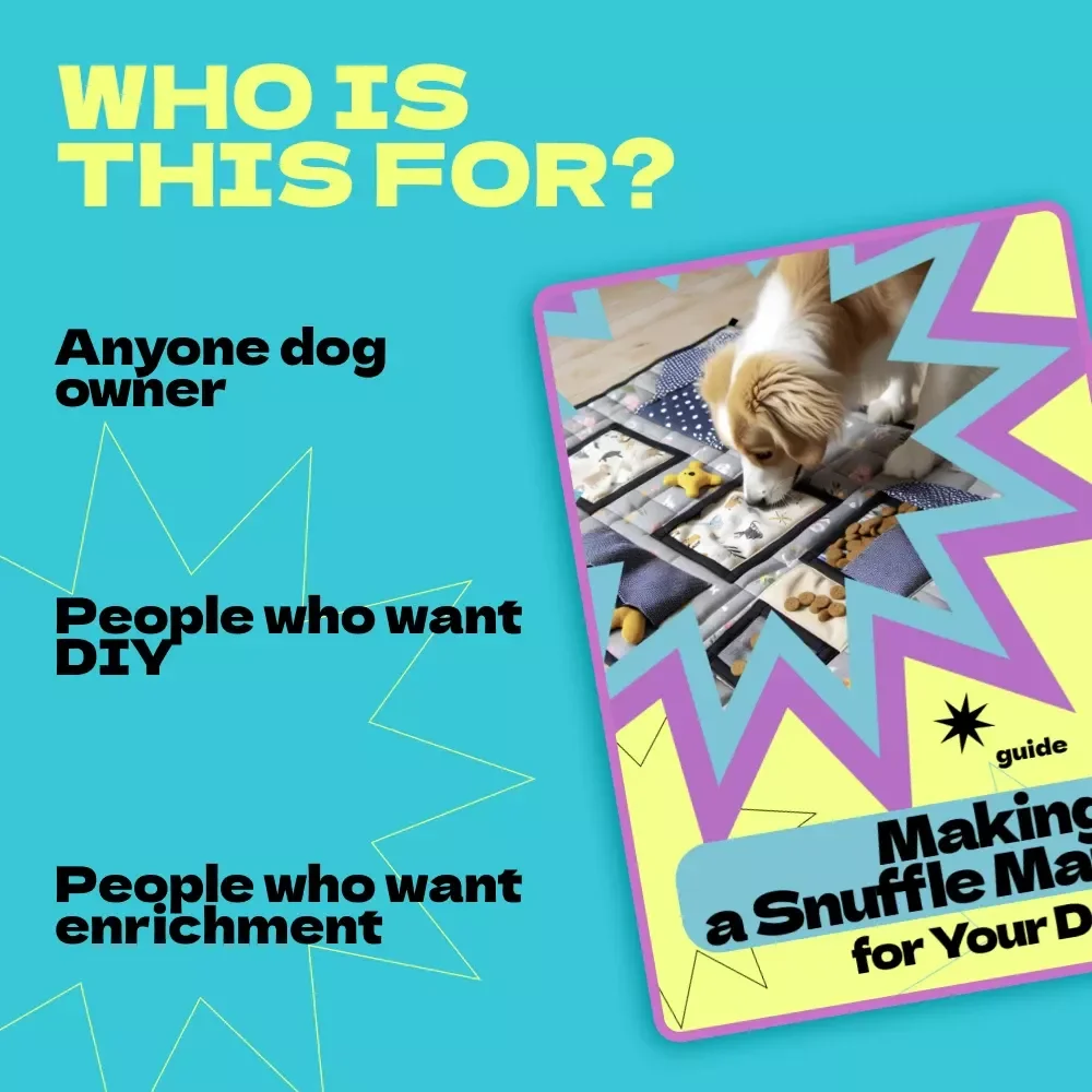 Making a Snuffle Mat for Your Dog | DIY Guide on how to make snuffle mat for dog enrichment | Easy Step-by-Step Dog Enrichment eBook