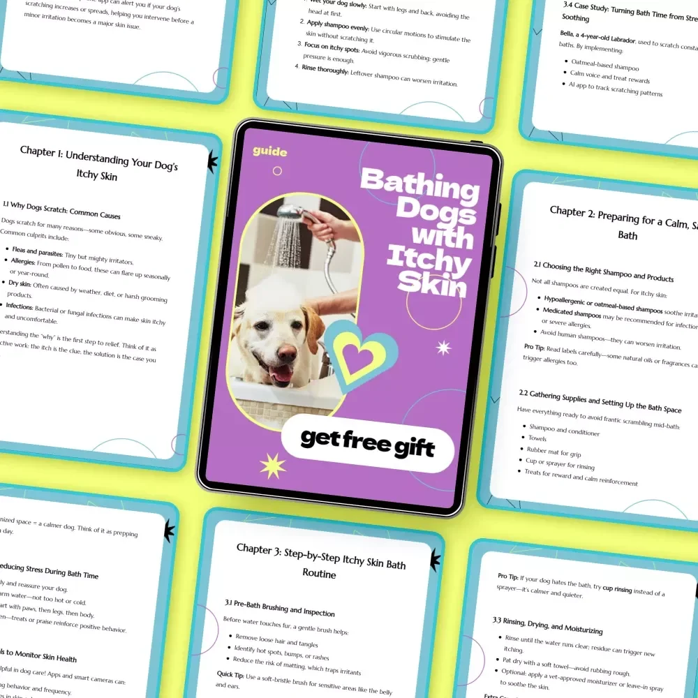 Bathing Dogs with Itchy Skin – Complete Guide on how to bathe dog with itchy skin, Calm Bath Routine, Skin Care Checklist for Sensitive Dogs
